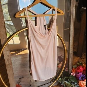 🌺Alloy Apparel Cowl Neck Blush Racer Back Tank